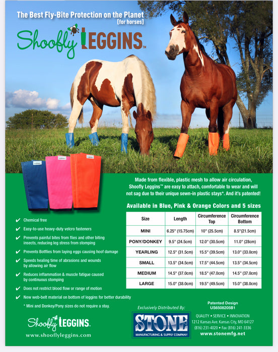 Shoofly Leggins Fly-Bite Protection for Horses