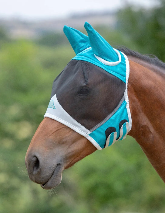 SHIRES FINE MESH FLY MASK WITH EARS